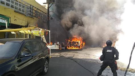 Incendio cerca del Mercado de Jamaica por explosión de pipa de gas LP