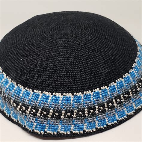 Kippaco Hand Knitted Yarmulke Knitted Kippah Hat 177 Cm7 Inc 163