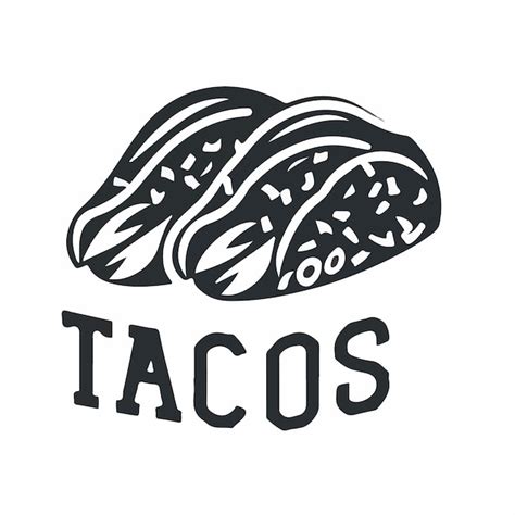 Premium Vector Tacos Logo Mexican Food Logo Vector Illustration