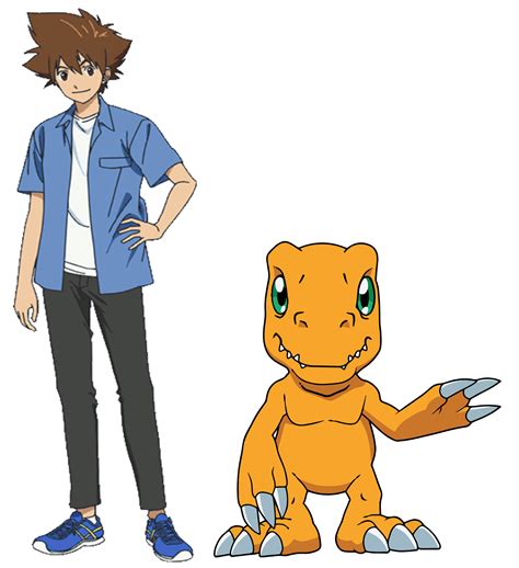 Taichi Tai Kamiya And Agumon Last Evolution By L Dawg211 On Deviantart