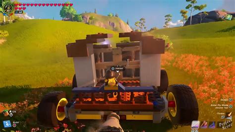 How to steer a car in LEGO Fortnite