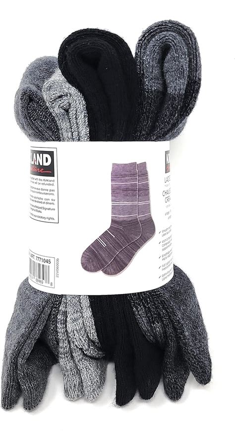 Kirkland Signature Womens Extra Fine Merino Wool Trail Socks 4 Pairs