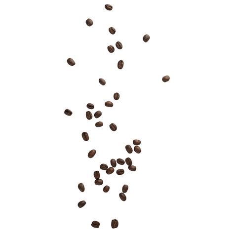 Falling Coffee Beans Cutout Png File 8534053 Png