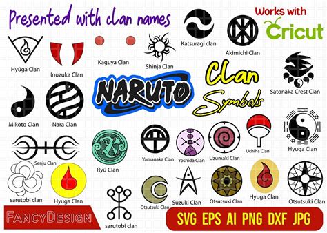 ArtStation - Anime Naruto Clan, Anime village Symbol, Anime Land svg ...