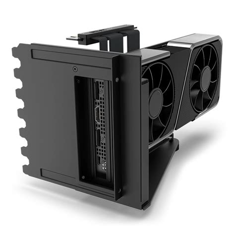 Nzxt Vertical Gpu Mounting Kit With Pcie 4 0 Riser For H5 H7 And H9 Cases Black Ab Rh175 B1