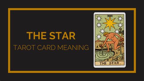 The Star Tarot Card Meaning