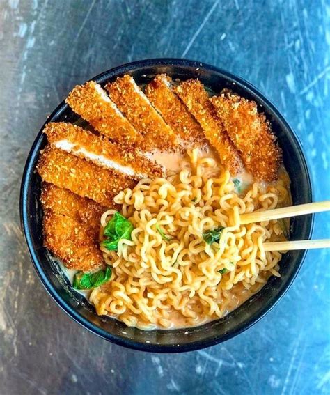 Spicy Ramen with Pork Katsu Recipe