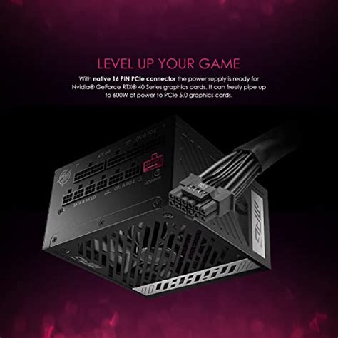 Msi Mpg A G Pcie Atx Gaming Power Supply Full Modular