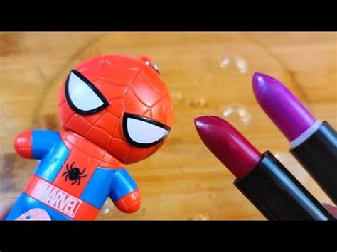 Spiderman Lipbalm Dollar Tree Lipstick Wet N Wild Slime Coloring