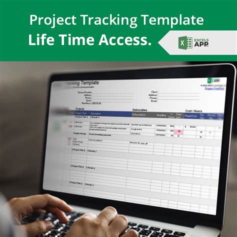 Project Tracking Template - Excels App