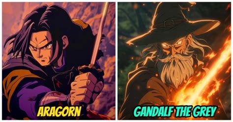 14 Amazing Images That Reimagine Lord Of The Rings As An Anime