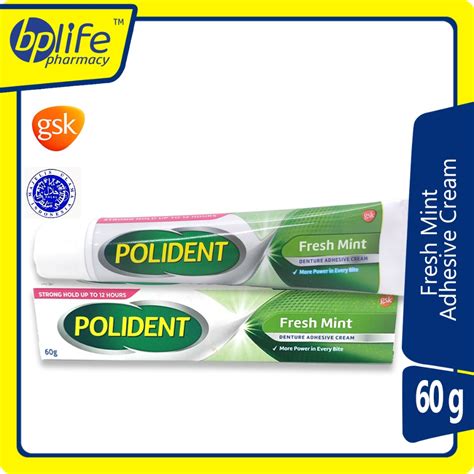 Polident Fresh Mint Denture Adhesive Cream G Shopee Malaysia