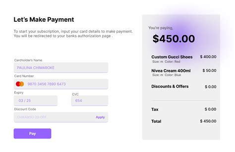 Credit Card Checkout Figma