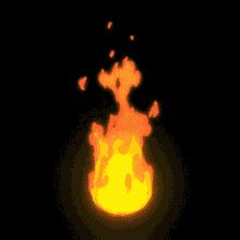 Burning Flame Animated Gif