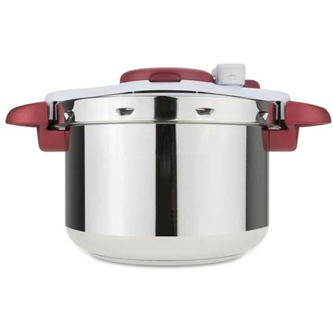 Cocotte Clipso TEFAL Minute Easy 6 Litres Rouge Blanc