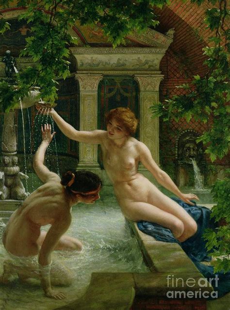 Water Babies Painting By Edward John Poynter Fine Art America