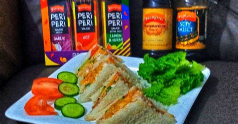 Chicken Tikka sandwich Recipe by Somi Ali - Cookpad