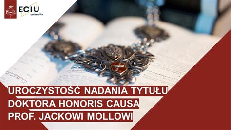 UROCZYSTE POSIEDZENIE SENATU Nadanie tytułu doktora honoris causa PŁ