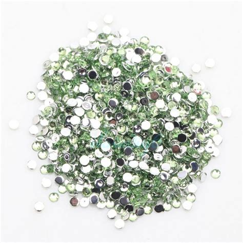 2000pcs Sparkling Resin Rhinestone Flatback Crystal 2mm 14 Facets Gems