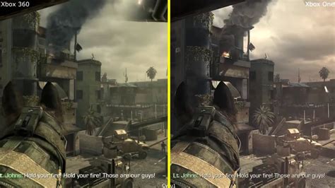 Call Of Duty Ghosts Xbox 360 Vs Xbox One Graphics Comparison YouTube