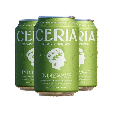 Ceria Indiewave IPA NA Beer 6pk/12oz Cans – InternetWines.com