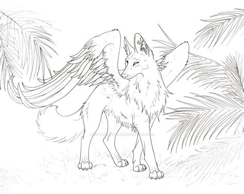 Winged Maned Wolf By Captainmorwen On Deviantart