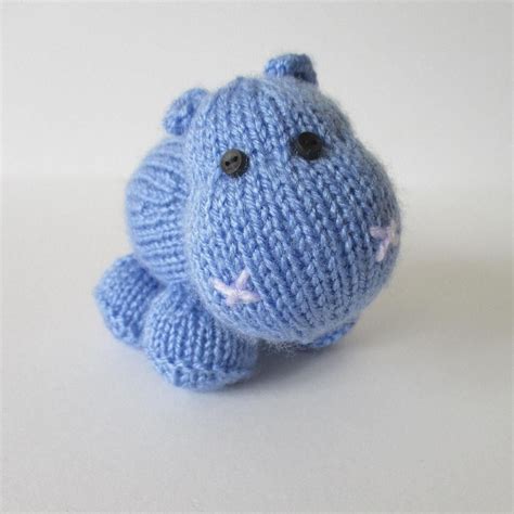 Higgins The Hippo Knitting Pattern By Amanda Berry Knitting Patterns