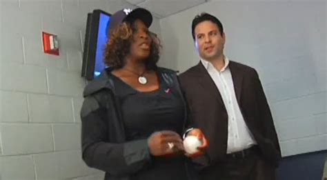 Serena Williams Throws First Pitch At Yankess Game I Serve Way Harder