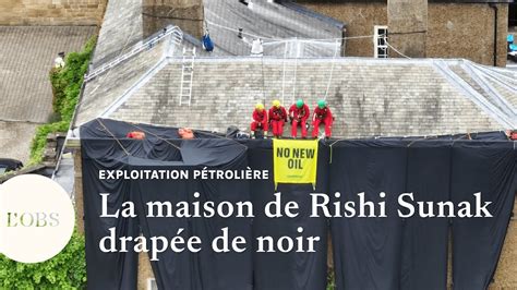 Des Militants Colos Voilent De Draps Noirs Une Maison De Rishi Sunak