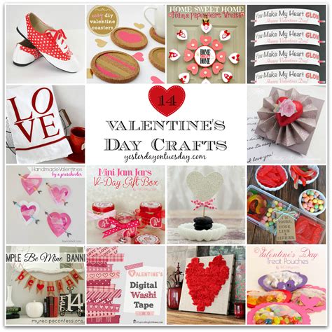 14 Valentine's Day Crafts | Yesterday On Tuesday