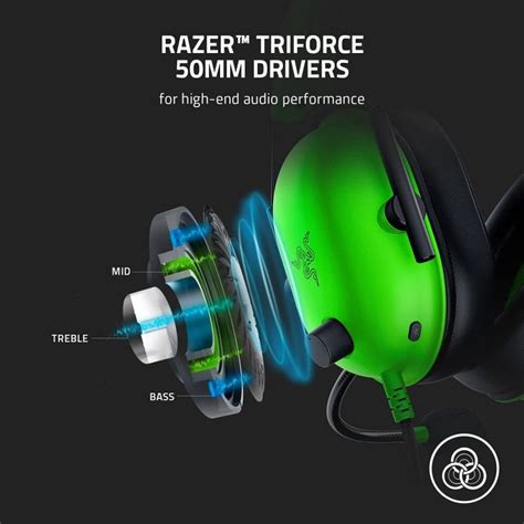 Razer Blackshark V2 X Auriculares Gaming 7 1 Verdes