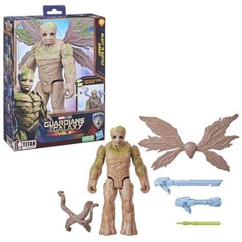 FIGURA ACCIÓN MARVEL GUARDIANES DE LA GALAXIA VOL 3 BLAST N BATTLE GROOT