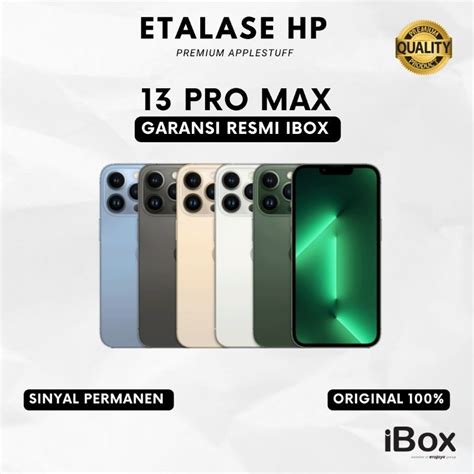 Jual Iphone Pro Max Ibox Gb Gb Second Garansi Resmi