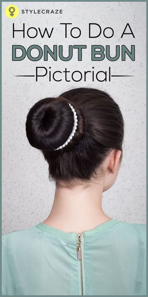 How To Do A Donut Bun Step By Step Procedure Donut Bun Bun Trendy