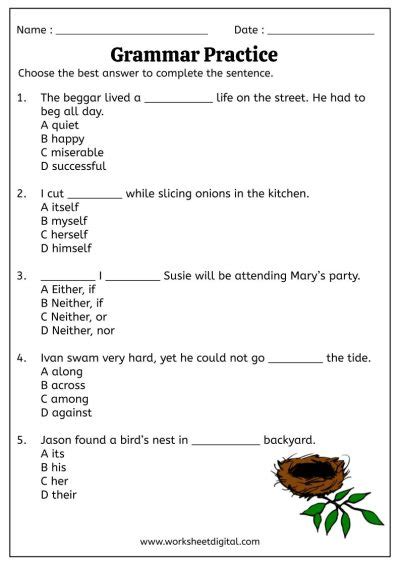 Grade 4 English Fal Term 3 Language Worksheet 1 • Teacha Worksheets Library