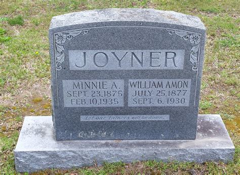 William Amon Joyner 1877 1930 Mémorial Find a Grave