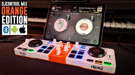 Controlador De Dj Para Android Y Ios Djcontrol Mix Orange Edition