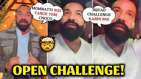 Ajaz Khan Again Start Lafda Rajveer Fitness🤯 Rajveer Angry Reply To