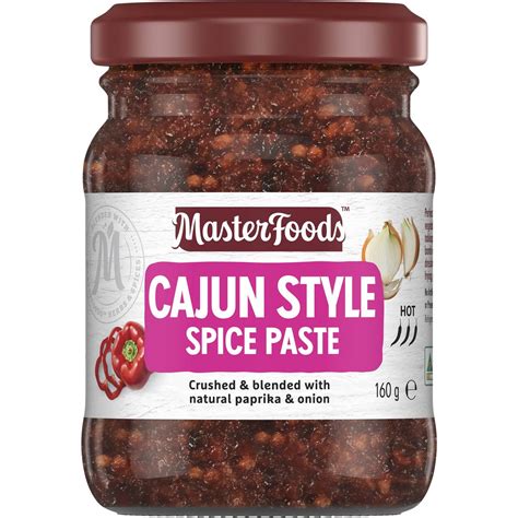 Masterfoods Cajun Style Spice Paste Hot 160g Woolworths