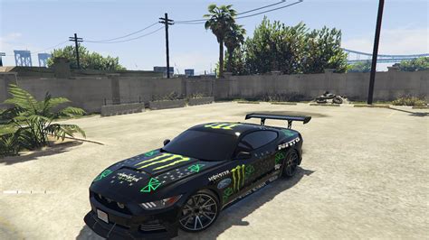 Ford Mustang Monster Energy Paintjob Gta Mods