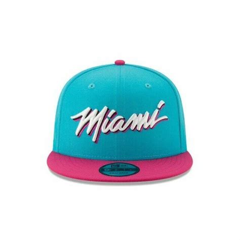 Miami Heat Vice New Era Fifty Nba City Edition Snapback Cap South