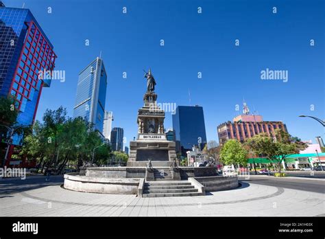 Mexico, Mexico City-2 September, 2019: Monument to Cuauhtemoc, the last Mexican ruler of ...