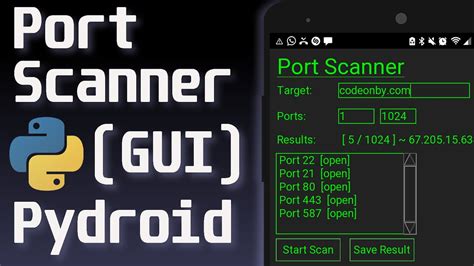 Python Port Scanner Gui Tutorial Tkinter Youtube