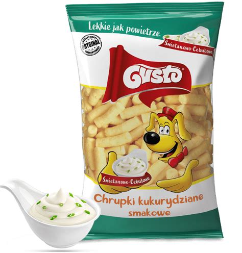 Chrupki Kukurydziane O Smaku Mietanowo Cebulowym G Gusto Pufuleti