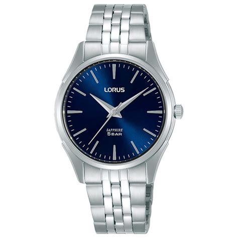 Lorus Women S Watch Lorus Woman Stainless Steel Watch With Dark Blue