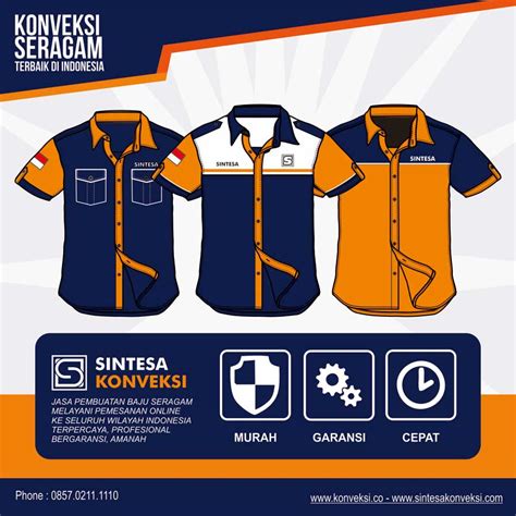 KONVEKSI BAJU » Pembuatan Seragam, Kemeja Kerja Kantor & Sekolah