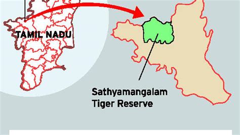 Sathyamangalam Tiger Reserve Map Flora Fauna Significance Pwonlyias