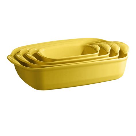 Oven Dish Ceramic 30x19 Cm155 L Provence Yellow Emile Henry