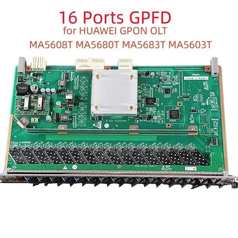 Gpfd Interface Board 16 Ports Gpon Olt Mainboard With Sfp Modules Class