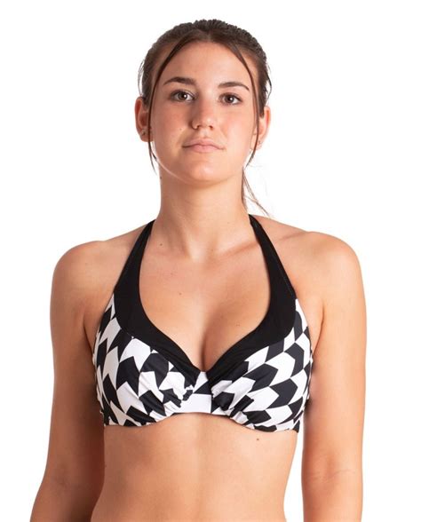 Top Bikini Capacidad Halter Con Aros Miami Bikini Bikini